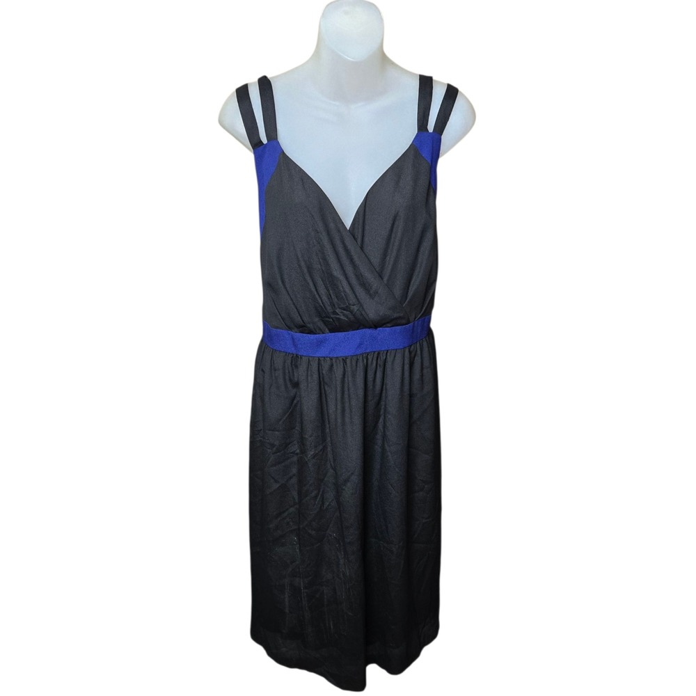 Torrid Womens Cocktail Party Dress Size 24 Gala Glam Event Chic Black Blue NWT